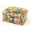 Image 1 : A Royal Winton chintz music box and cover, playing the Blue Danube Waltz, 5.25ins...