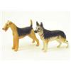 Image 1 : Two Beswick models of dogs, comprising an alsatian 'Ulrica of Britta' no.969 and an Airedale Terr...