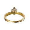 Image 3 : 14KT Yellow Gold Diamond Solitaire Ring - #1852