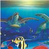 Image 2 : Sea Turtle Reef Limited Edition Lithograph by Famed Artist Wyland, Numbered and Hand Signed with Cer