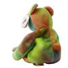 Image 3 : Discontinued TY Beanie Baby Multi-Colored PEACE BEAR: 1996 - #1661