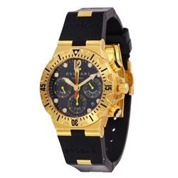 Bvlgari Diagono Scuba Chronograph 18K Gold Men’s Wristwatch - #2299