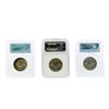 Image 2 : Set of (3) 1949 Franklin Half Dollars PCGS/NGC Graded MS64