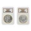 Image 1 : 2000 $1 American Silver Eagle Coin Set NGC Graded MS69