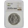 Image 1 : 1883-O $1 Morgan Silver Dollar NGC Graded MS62