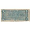 Image 2 : 1864 $5 Confederate States of America Note