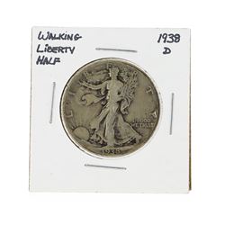 1938-D Walking Liberty Half Dollar Coin