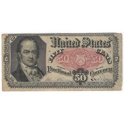 March 3, 1863 Fifty Cent Fifth Issue Fractional Note