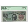 Image 1 : 1869 $1 Rainbow Large Size Legal Tender Note PCGS Graded 58PPQ