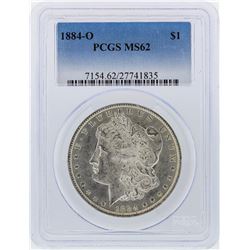 1884-O $1 Morgan Silver Dollar PCGS Graded MS62
