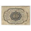 Image 2 : July 17, 1862 Ten Cent First Issue Fractional Note