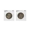 Image 1 : 1835 and 1836 Silver Capped Bust Half Dollar Coin Set