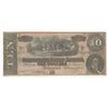 Image 1 : 1864 $10 The Confederate States of America Note