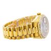 Image 3 : Mens 18KT Yellow Gold Rolex President Watch with Diamond Bezel & Dial