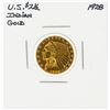 Image 1 : 1928 $2 1/2 Indian Head Quarter Eagle Gold Coin