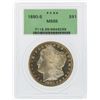 Image 1 : 1880-S $1 Morgan Silver Dollar Coin PCGS MS65