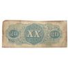 Image 2 : 1862 $20 The Confederate States of America Note