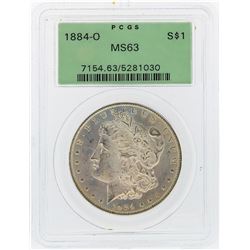 1884-O $1 Morgan Silver Dollar Coin PCGS MS63