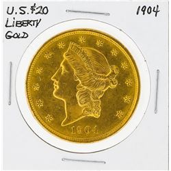 1904 $20 Liberty Head Double Eagle Gold Coin