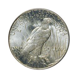 1925-S $1 Peace Silver Dollar - PCGS MS62