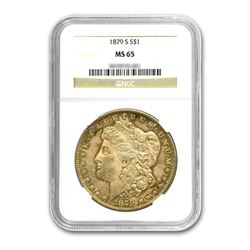 1879-S $1 Morgan Silver Dollar NGC MS65