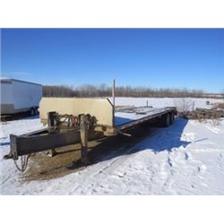 2012 DOUBLE D 30' PINDLE HITCH TRAILER ON AIR