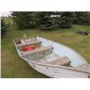 Image 1 : ALUMINUM BOAT AND JOHNSON MOTER