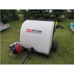 WESTWARD LAWN SWEEP C/W HONDA 160 MOTOR