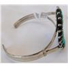 Image 2 : Zuni Sterling Silver and Turquoise Bracelet