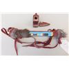 Image 9 : Sioux Catlinite Pipe and Stem with Bead Work