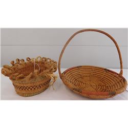 2 Native American Baskets