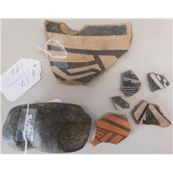Anasazi Axe & Potshards