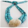 Image 2 : Turquoise Nuggets and Heishi Necklace