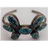 Image 1 : Navajo Sterling Silver & Turquoise Cuff