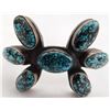 Image 8 : Navajo Sterling Silver & Turquoise Cuff