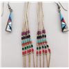 Image 3 : Native American Sterling Silver & Stone Set