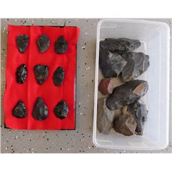 Obsidian Paleo Artifacts