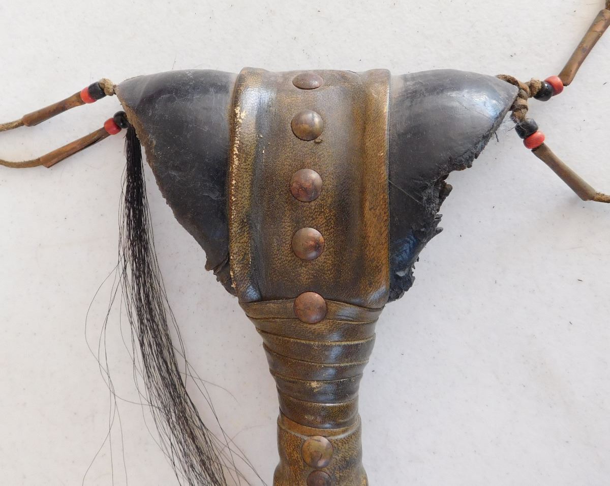 Plains Indian Buffalo Rattle Toe