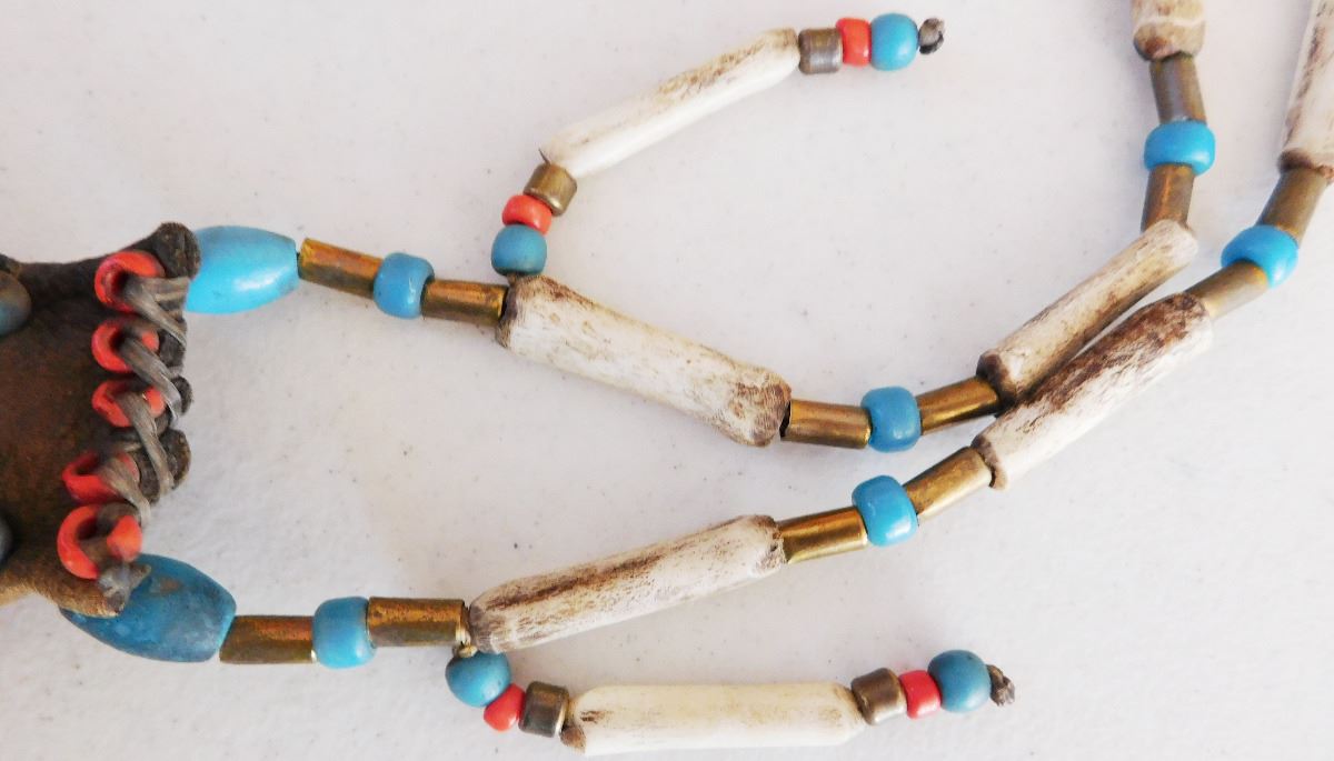 Plains Indian Bone Bead Necklace