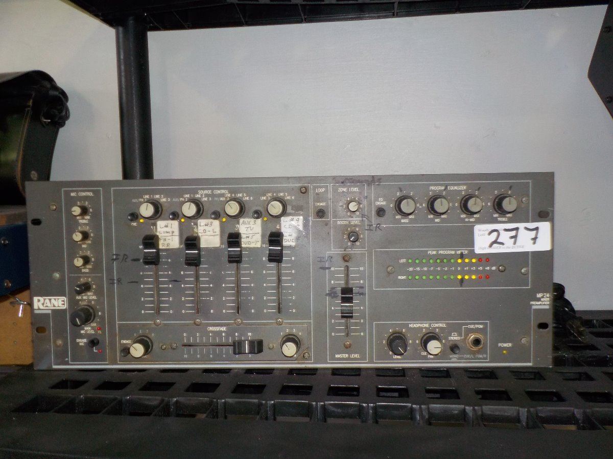 RANE MP24 MIXER PREAMPLIFIER