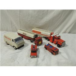 MATCHBOX TEXACO EXXON FIRE TRUCK LOT