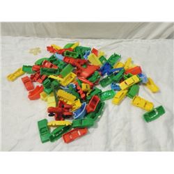 HUGE LOT GREAT BRITAIN PLASTIC TOY CARS TRACK MORE