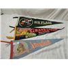 Image 1 : LOT 3 VINTAGE PENNANTS DISNEY SIX FLAGS MORE