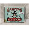 Image 1 : VINTAGE CARTER'S INKY RACER PRESSED TIN SIGN