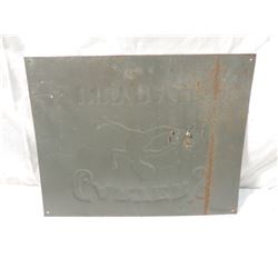 VINTAGE CARTER'S INKY RACER PRESSED TIN SIGN