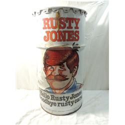 VINTAGE RUSTY JONES AUTOMOBILE PETROLIANA 30 GAL