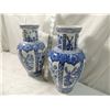 Image 2 : PAIR UNSIGNED DELFTS VASES HOLLAND AS SHOWN