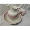 Image 2 : VINTAGE MID CENTURY PITCHER BOWL CHAMBER POT SET