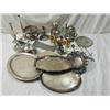 Image 1 : MIXED ANTIQUE VINTAGE METAL LOT PEWTER SILVERPLATE