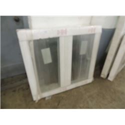 NEW DOUBLE CASEMENT WINDOW 40" X 40" $300